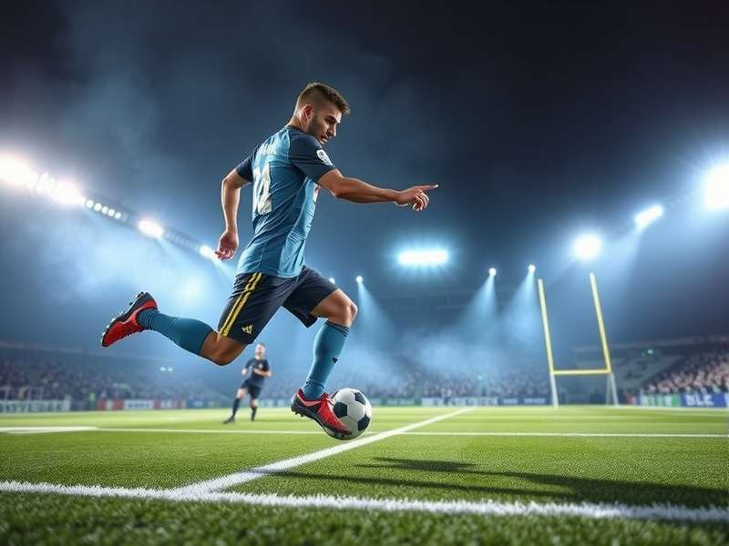 Kick Off football video game screenshot showing classic pixelated gameplay