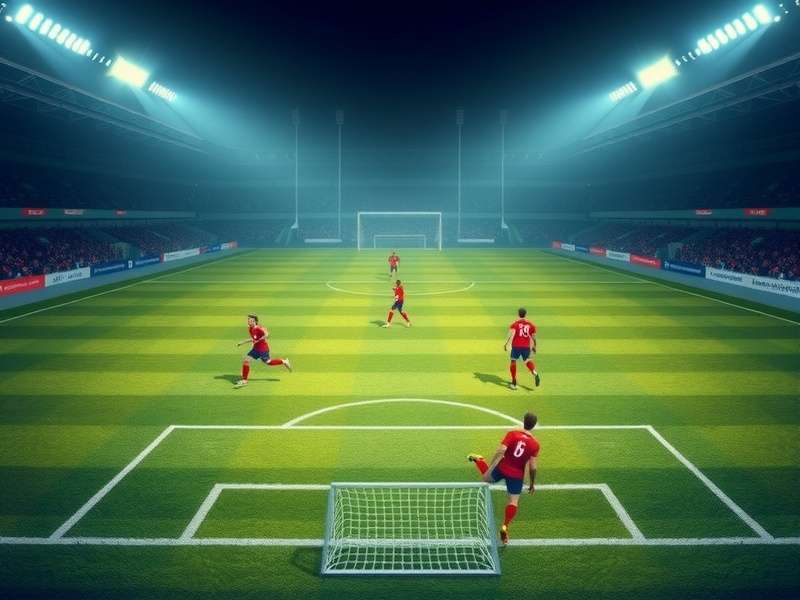 Football kick off formation showing player positions