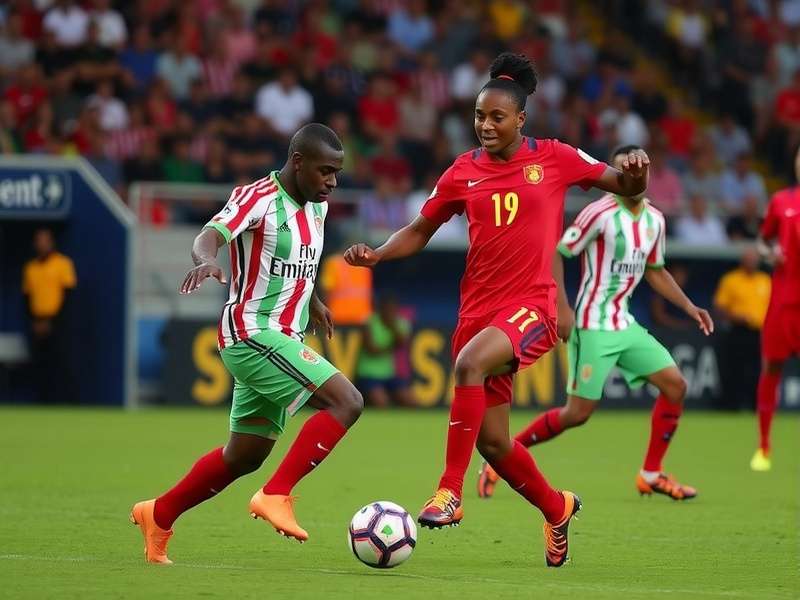 Kenya vs Madagascar football teams facing off