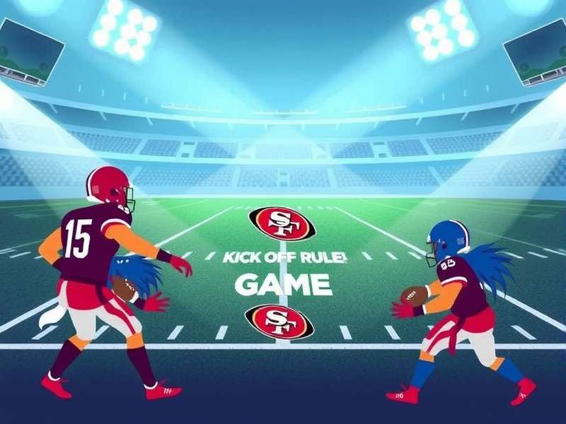 Diagram of NFL kickoff formations showing player alignment for both kicking and receiving teams