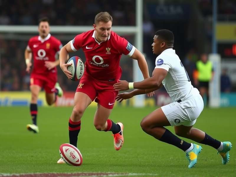 England rugby team preparing for today's match kick off at Twickenham Stadium