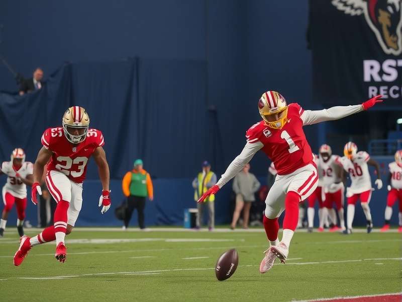 NFL kickoff formation showing players lining up under new 2024 rules