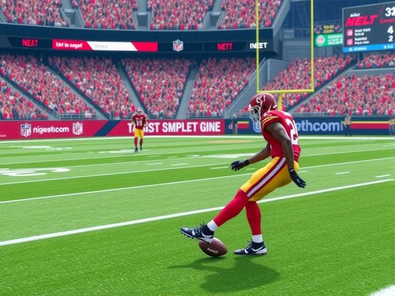 Visual diagram showing the new 2025 NFL kickoff alignment and setup zones for kicking and receiving teams