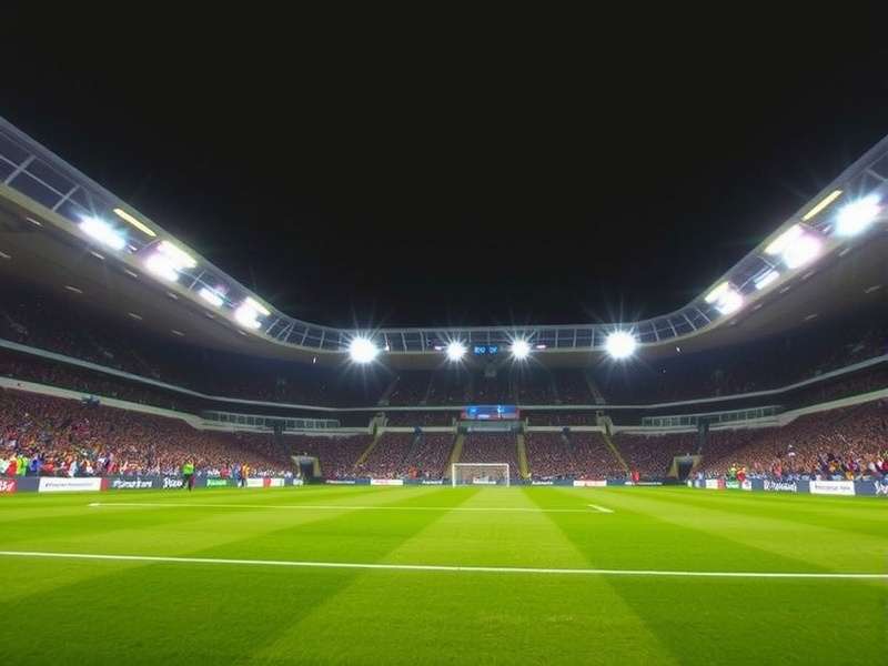England football team preparing for a night match at Wembley Stadium