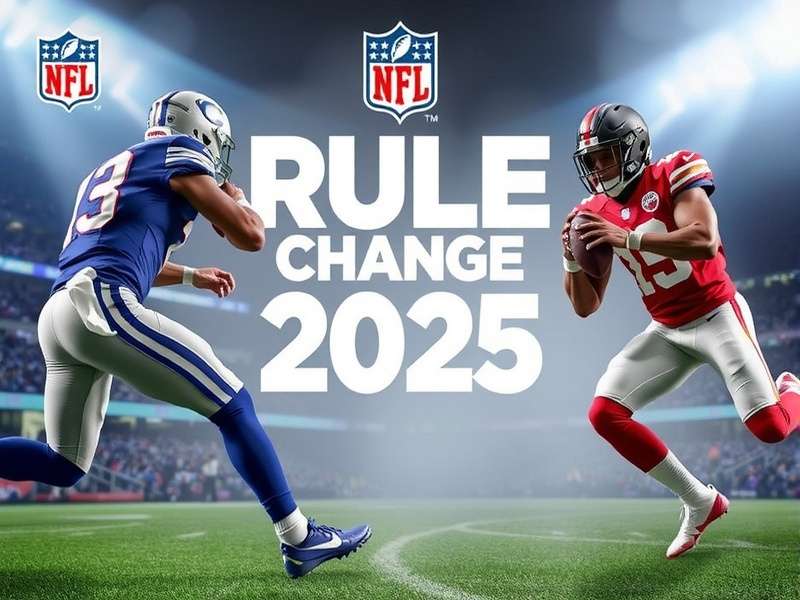 NFL kickoff play with players in action during a night game