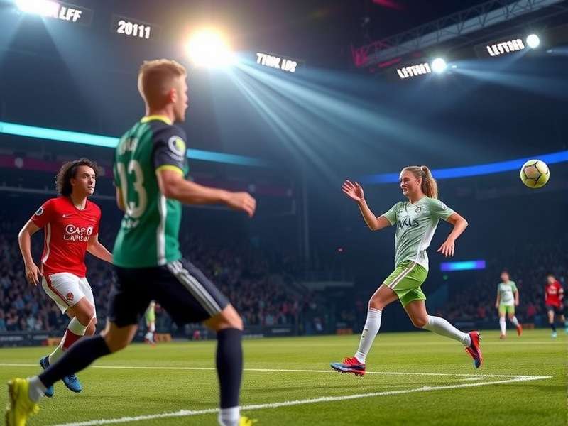 Tactical diagram showing player positions during a soccer kick-off