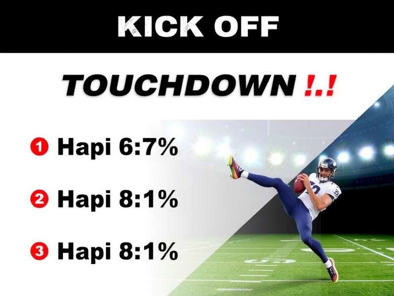 Player returning a kickoff for a touchdown in American football