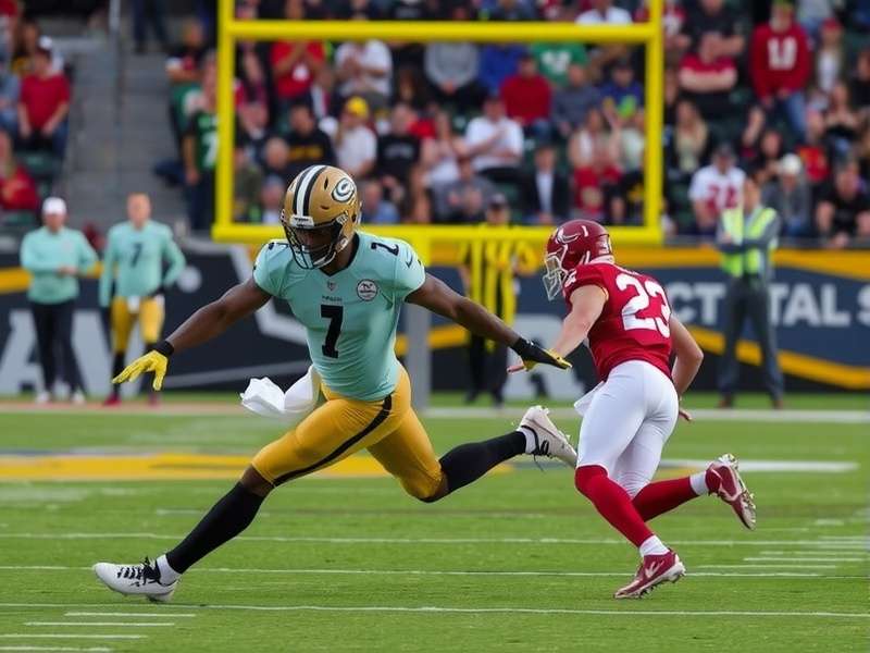 Strategic diagram of football player positions during a kick off