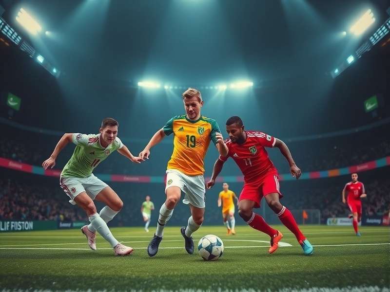 A vibrant South African Kick Off gaming community tournament in action