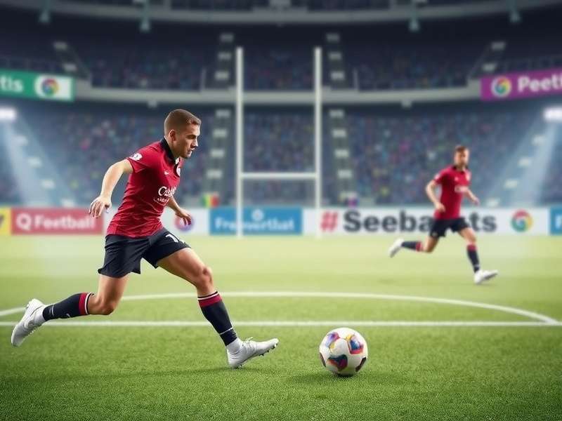 Diagram showing modern football kick off positions and player movement