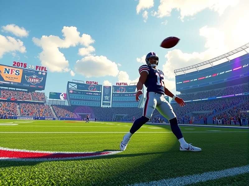 NFL 2025 Kick Off - Stadium atmosphere with team captains at coin toss