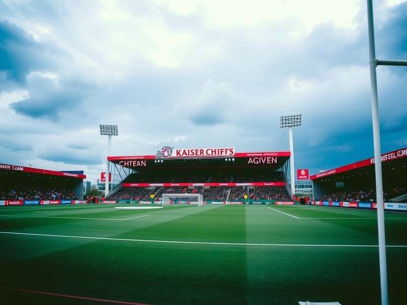 Kaiser Chiefs players during a match kick off