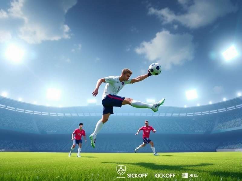 Modern football kick-off tactical formation showing player positions