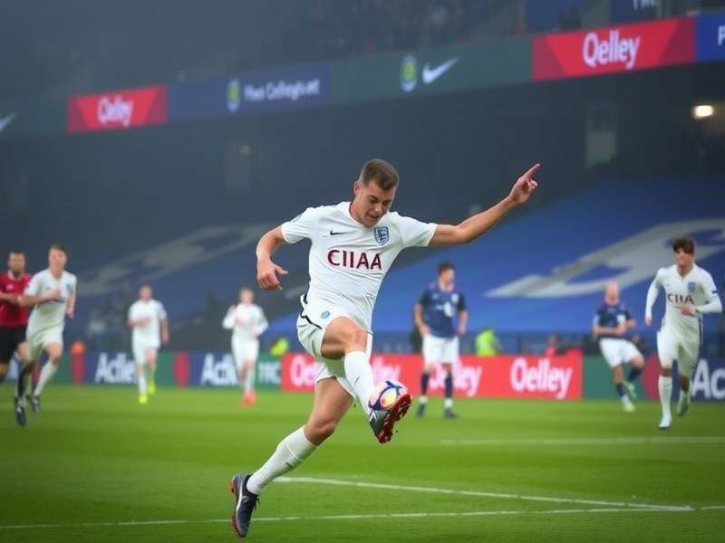 England national football team celebrating a goal at Wembley Stadium