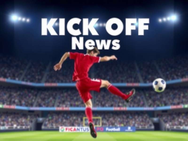 A football player preparing to take a kick-off in a packed stadium