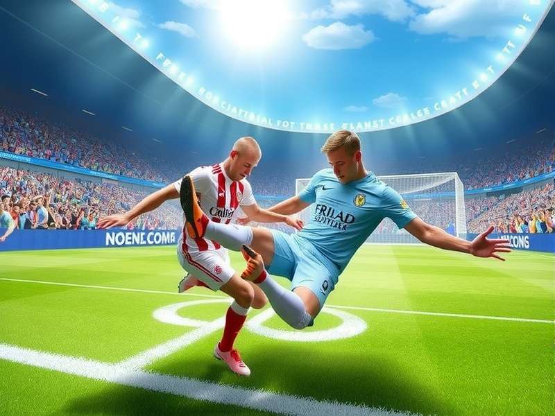 Kick Off Game Promotional Art - Player Celebrating