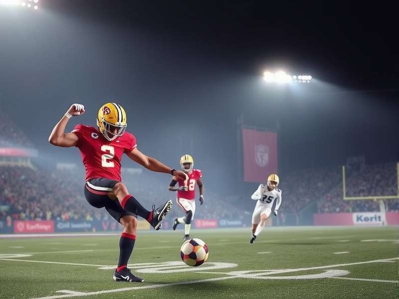 Kick Off Game Main Menu and Stadium Screenshot