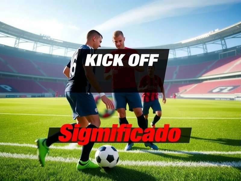 Tactical diagram of a football kick off setup showing player positions