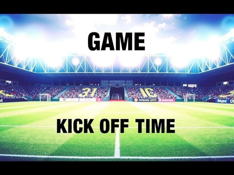 Football stadium packed with fans waiting for kick off time today