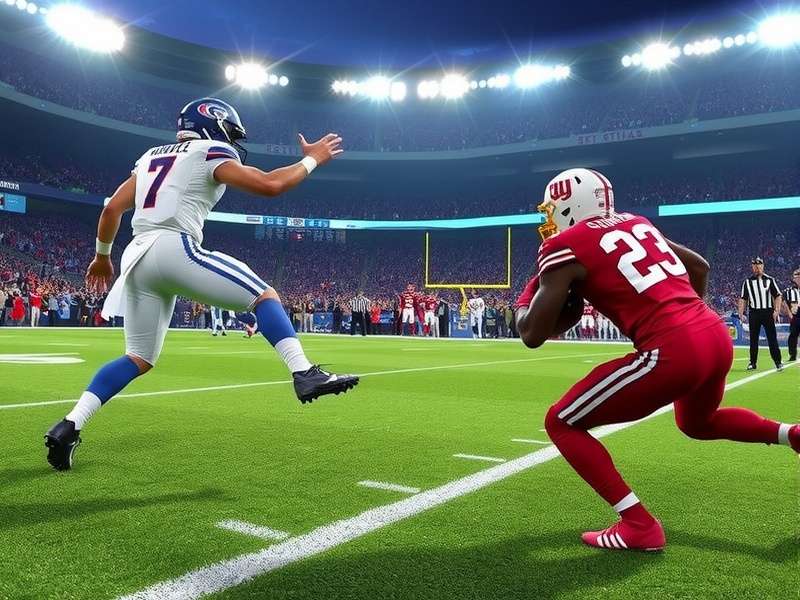 NFL Kick Off 2022 game action on the field