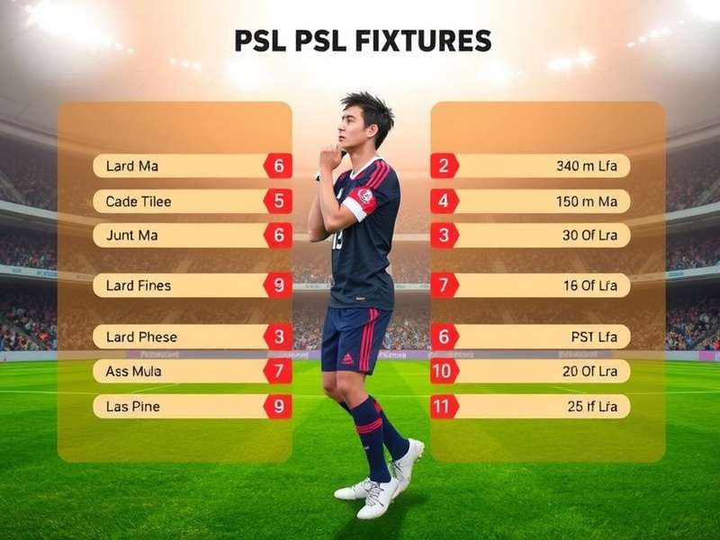 PSL Fixtures 2025 – Complete Pakistan Super League Schedule and Match Analysis