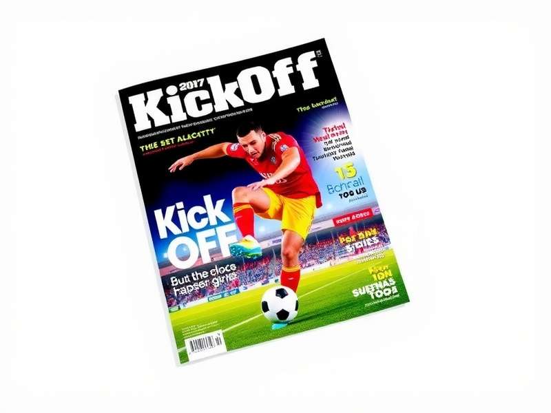 Kick Off Magazine cover featuring football action and Indian fans celebrating