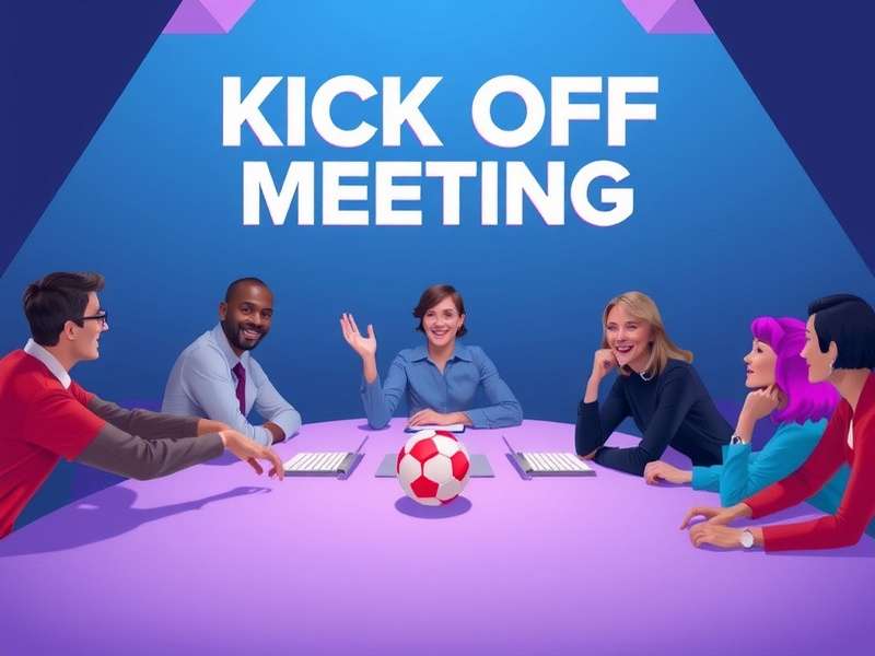 Kick Off Meeting Definition – professional team in a meeting room with project board